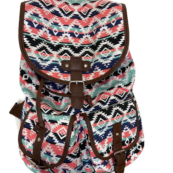 Southwest backpack coral grey teal navy - Picture 3 of 5